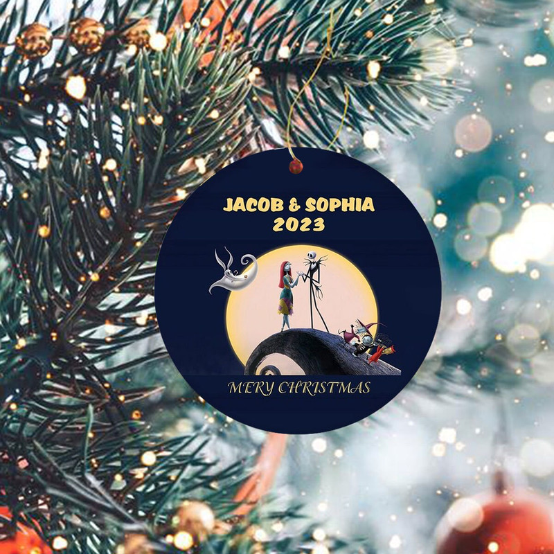 Personalized Couple Ornament,Married Couple Ornament,Jck & Slly Ornament,Christmas Ornament,Custom Photo Ornament,Nightmare,Couple Gift - 3.jpg