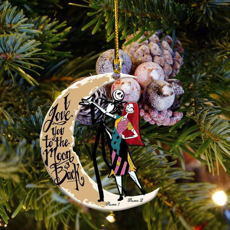 Personalized Couple Ornament, Jck & Slly Ornament, Wedding Anniversary Gift, Gift For Him, Married Couple Gift, Christmas Gift For Her - 7.jpg