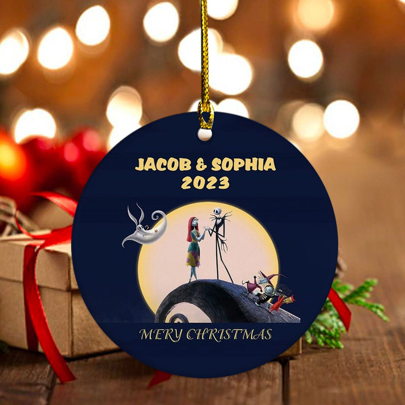 Personalized Couple Ornament,Married Couple Ornament,Jck & Slly Ornament,Christmas Ornament,Custom Photo Ornament,Nightmare,Couple Gift - 7.jpg