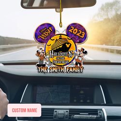 personalized family ornament, mouse halloween ornament, halloween ornament