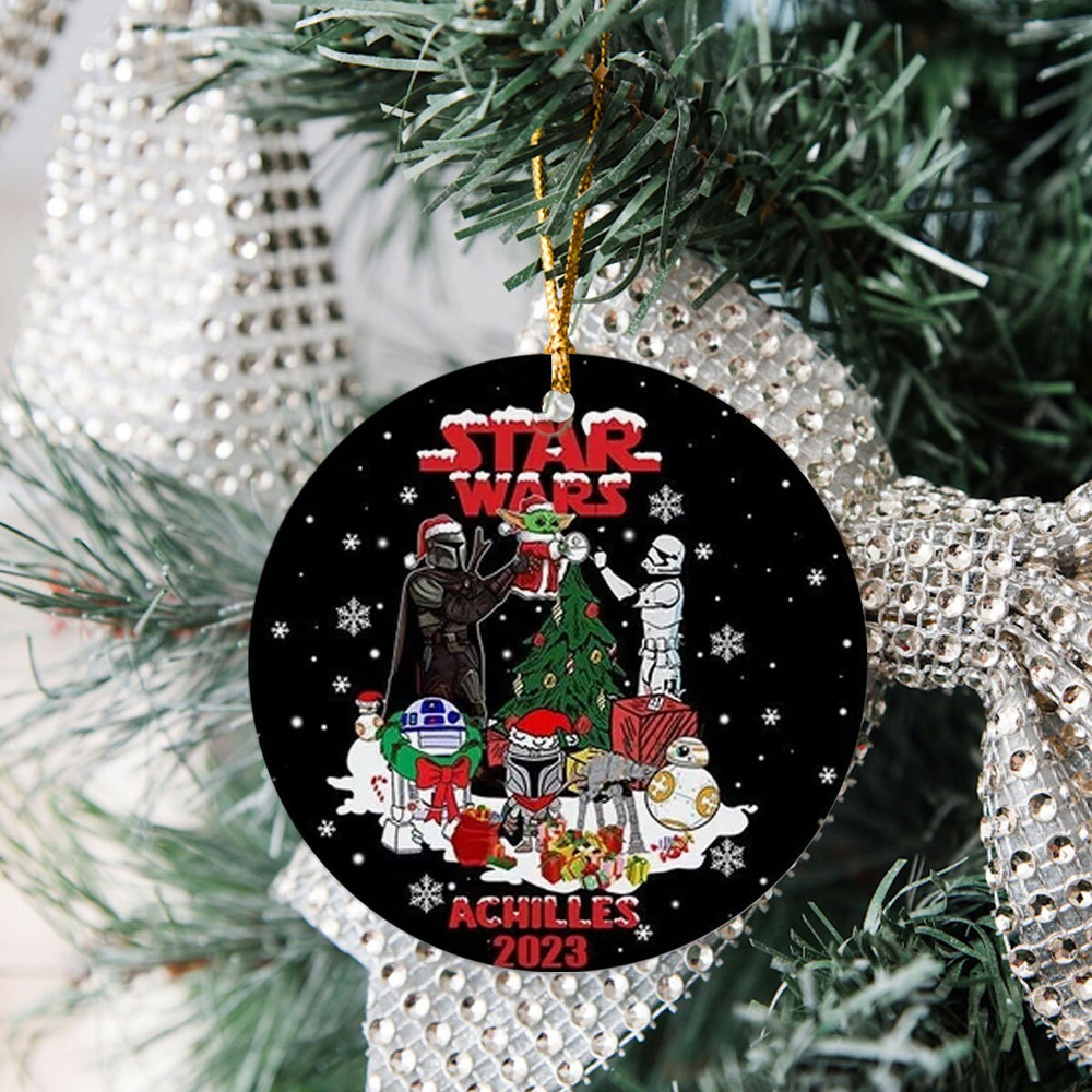 Personalized Str Wrs Ornament, Christmas Movie Ornament, Superheroes, Movie Ornament, Christmas 2023 Gift, Christmas Tree Decoration - 6.jpg