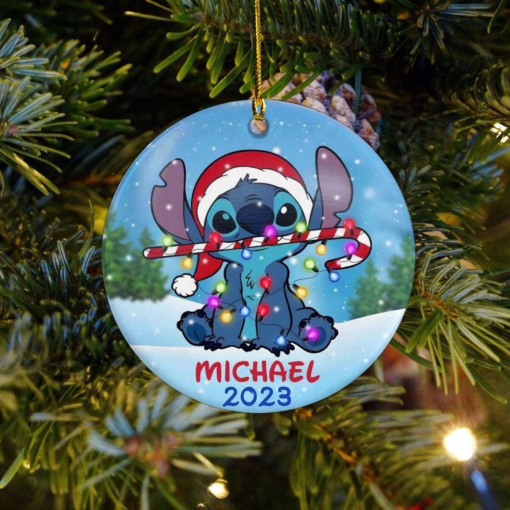 Personalized Sttch Ornament, Dsney Sttch Ornament, Dsney Gifts, Llo Sttch Ornament, Sttch Christmas Ornament, Custom Ornament, Xmas Gift - 2.jpg
