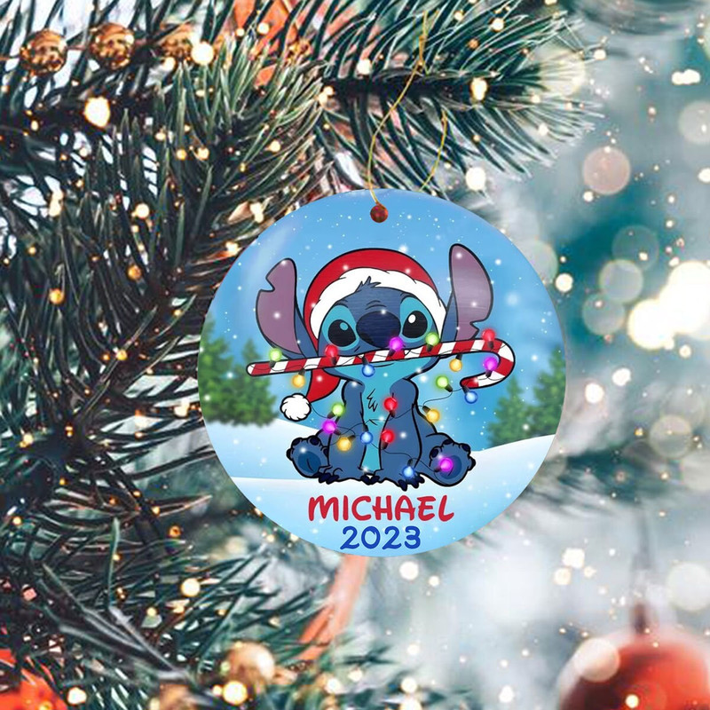 Personalized Sttch Ornament, Dsney Sttch Ornament, Dsney Gifts, Llo Sttch Ornament, Sttch Christmas Ornament, Custom Ornament, Xmas Gift - 4.jpg