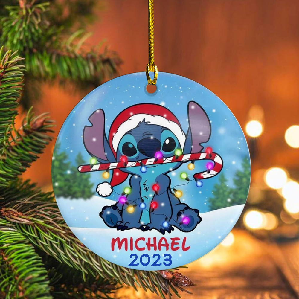 Personalized Sttch Ornament, Dsney Sttch Ornament, Dsney Gifts, Llo Sttch Ornament, Sttch Christmas Ornament, Custom Ornament, Xmas Gift - 5.jpg