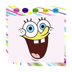 spongebob, spongebob face, spongebob svg, spongebob smiley face, spongebob birthday, sponge,trending svg for silhouette,