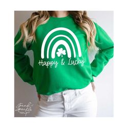 happy and lucky svg,happy go lucky svg,lucky svg,lucky shirt svg,st patricks day svg,irish svg,svg for cricut,png digital download