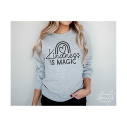 kindness is magic svg, png, rainbow svg, be kind svg, kindness svg, rainbow quote svg, svg file for cricut