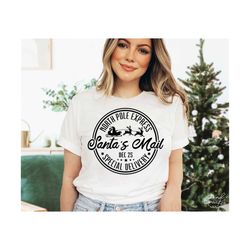 north pole svg, png, north pole express svg, santa's mail svg, christmas svg, north pole sign svg, christmas mail svg, christmas delivery