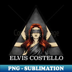 elvis costello - modern sublimation png file - bring your designs to life