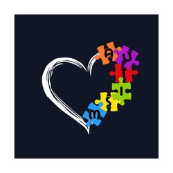 autism heart svg, autism svg, awareness svg, autism awareness svg, autism quotes, be kind svg, autism ribbon svg, heart
