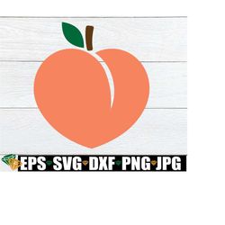 peach svg, summer clipart, summer svg, peach clipart, peach cut file, fruit svg, summer fruit svg, peach png, digital download, peach dxf