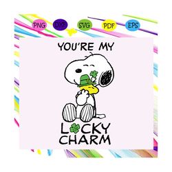 peanuts st. patricks snoopy lucky charm clover ,st patrick's day svg, st patrick's day gift, st patrick's day shirt, pat