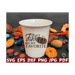 fall is my favorite svg - buffalo plaid fall svg - buffalo fall svg - buffalo plaid pumpkin svg - buffalo plaid autumn svg - buffalo autumn