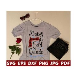 baby it's cold outside svg - it's cold outside svg - christmas cut file - christmas quote svg - christmas saying svg - christmas design svg