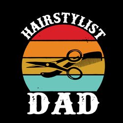 hairstylist dad vintage svg, hairstylist svg, hairstylist dad svg, father's day svg, trending svg, dad svg, cut file