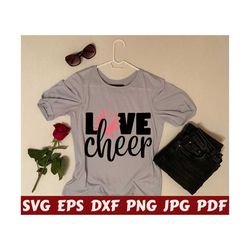 love cheer svg - cheer lover svg - cheerleader svg - cheerleading svg - cheer cut file - cheer design svg - cheer shirt svg - cheer clipart