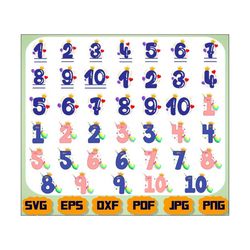 birthday number svg - birthday boy svg - birthday girl svg - happy birthday svg - birthday cut file - number svg - girl svg - boy svg - png