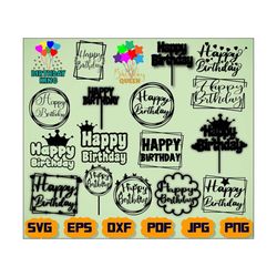happy birthday svg - birthday svg - birthday girl svg - birthday boy svg - happy birthday cut file - birthday quote svg- birthday saying svg