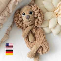 Amigurumi pattern dog crochet - stuffed animal pattern spaniel puppy, soft toy pattern - tutorial BIG toy - PDF file