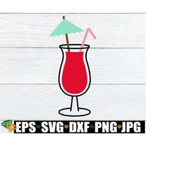 cocktail svg, summer drink clipart, alcohol svg, mixed drink svg png, tropical drink svg png, cocktail clipart, summer svg, digital download