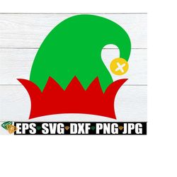 Elf Hat svg, Christmas Elf Hat svg, Christmas Clipart, Christmas svg, Elf Hat png, Elf Hat Cut File, Kids Christmas svg, Digital Download