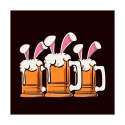 bunny beer drinking easter day svg, easter day svg, easter svg, bunny beer svg, beer svg, drinking svg, happy easter svg