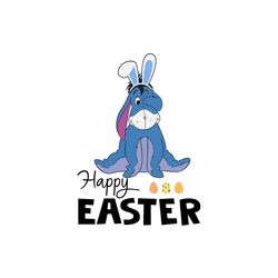 official eeyore happy easter svg, easter day svg, easter eeyore svg, eeyore svg, eeyore lovers svg, easter eggs svg, the