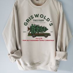 Vintage Griswold Christmas Sweatshirt, Christmas Sweatshirt,Christmas Crewneck,Christmas Vacation, Sand Sweatshirt