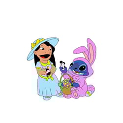 lilo and stitch easter day svg, easter day svg, easter stitch svg, easter lilo and stitch svg, easter friend svg, easter
