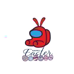 happy easter among us svg, easter day svg, easter day among us svg, among us svg, game svg, gamer svg, gaming svg, easte