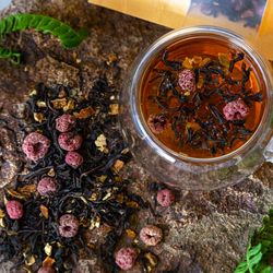 Organic Herbal tea | Winter Spice Raspberry Tea | Black tea | Raspberry | Ginger | Orange zest | Health support