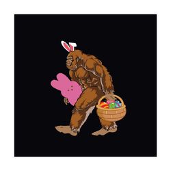 bigfoot eggs hunting easter svg, easter day svg, easter bigfoot svg, easter eggs hunt svg, bigfoot eggs hunting svg, eas