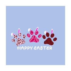 bunny ears easter day dog paw svg, easter day svg, easter paw svg, paw paw svg, easter eggs svg, the easter bunny svg, e
