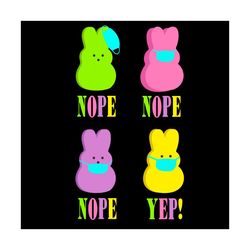 easter day 2021 peeps wearing mask svg, easter svg, happy easter svg, quarantine easter svg, peeps svg, easter peeps svg