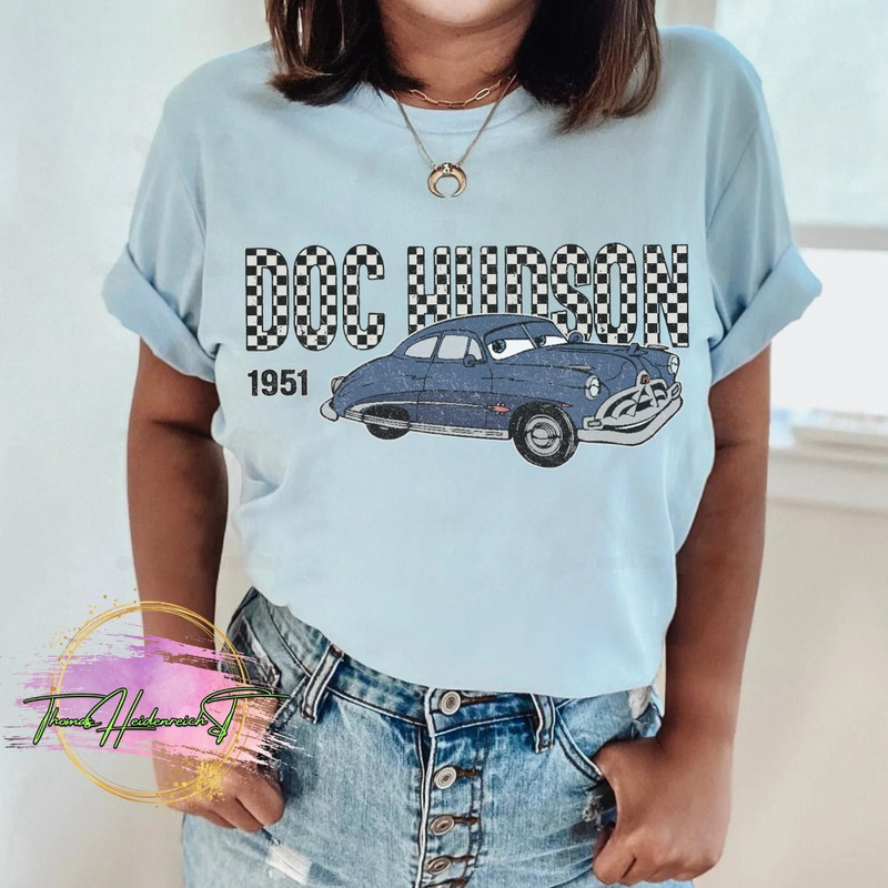 Doc Hudson Shirt, Vintage Pixar Shirt, Cars Movie Shirt, Pixar Cars Shirt, Radiator Springs Shirt, Cars Land Shirt, Disney Vacation Shirt.jpg