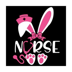 nurse bunny funny easter egg nursing svg, easter day svg, easter nurse svg, nurse svg, bunny ears svg, bunny nurse svg,