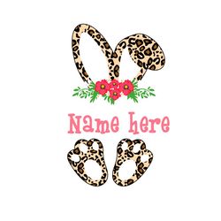 leopard easter bunny svg, easter svg, easter bunny svg, easter leopard bunny svg, leopard bunny svg, leopard rabbit svg,