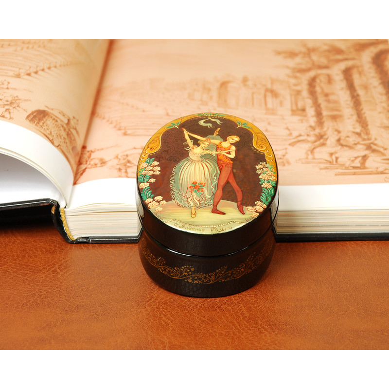 rose ballet jewelry box