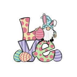 love easter gnome svg, easter day svg, easter svg, love svg, gnomies svg, easter gnomes svg, love gnomes, happy easter s