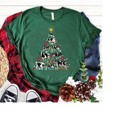 cows christmas tree cow xmas t shirt, cute cow christmas sweatshirt, cow christmas shirt, cow christmas, ,merry christmo