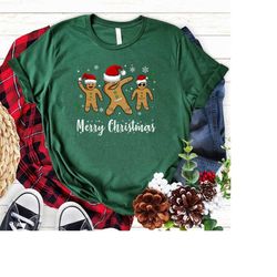 baking team t shirt dabbing gingerbread cookie gift t shirt,christmas cookie baking crew gingerbread team t-shirt sweats