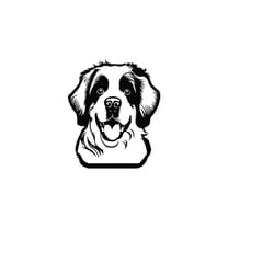 saint bernard head svg, saint bernard head clipart, saint bernard head svg files for cricut