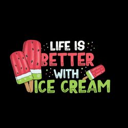 life is better with ice cream svg, cream svg, cream logo svg, summer free svg file, digital download