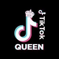 tik tok queen svg, tiktok svg, queen svg, tik tok logo svg, tiktok logo svg, tiktok svg files, digital download