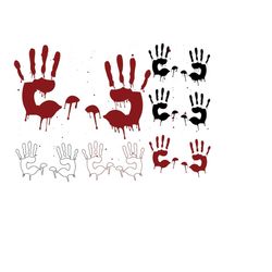 bloody hands svg file, bloody hands clipart, bloody hands svg files for cricut
