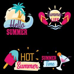 hello summer, summer life, hot summer, summer time svg, beach life svg, summer love svg, vacation svg, digital download