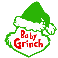 baby grinch svg, grinch hand svg, grinch svg, grinch ornament, grinch face svg, grinch christmas svg digital download