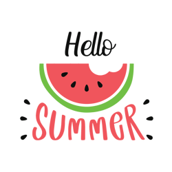 hello summer watermelon svg, hello summer watermelon sign, hello summer svg, watermelon svg, digital download