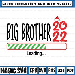 big brother 2022 svg christmas big bro announcement x-mas svg, promoted to big brother svg, christmas gift