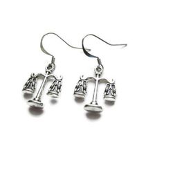 lawyer earrings, law earrings, paralegal earrings, law student earrings, scales of justice earrings, law gift